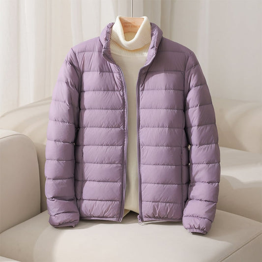 Quilted Puffer for Women - Lavender