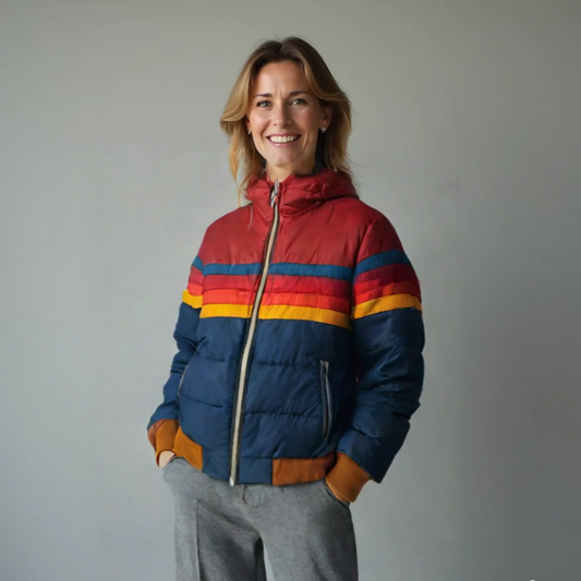 Quilted Puffer-Style Jacket for Women