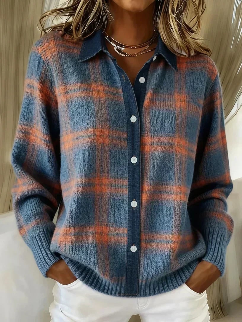 Ribbed Oversized Cardigan for Women
