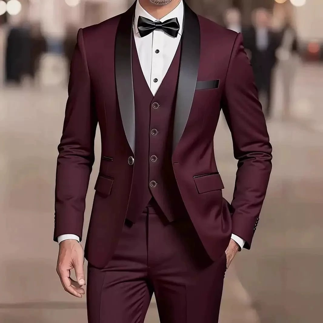 Suit for Men - Rouge foncé