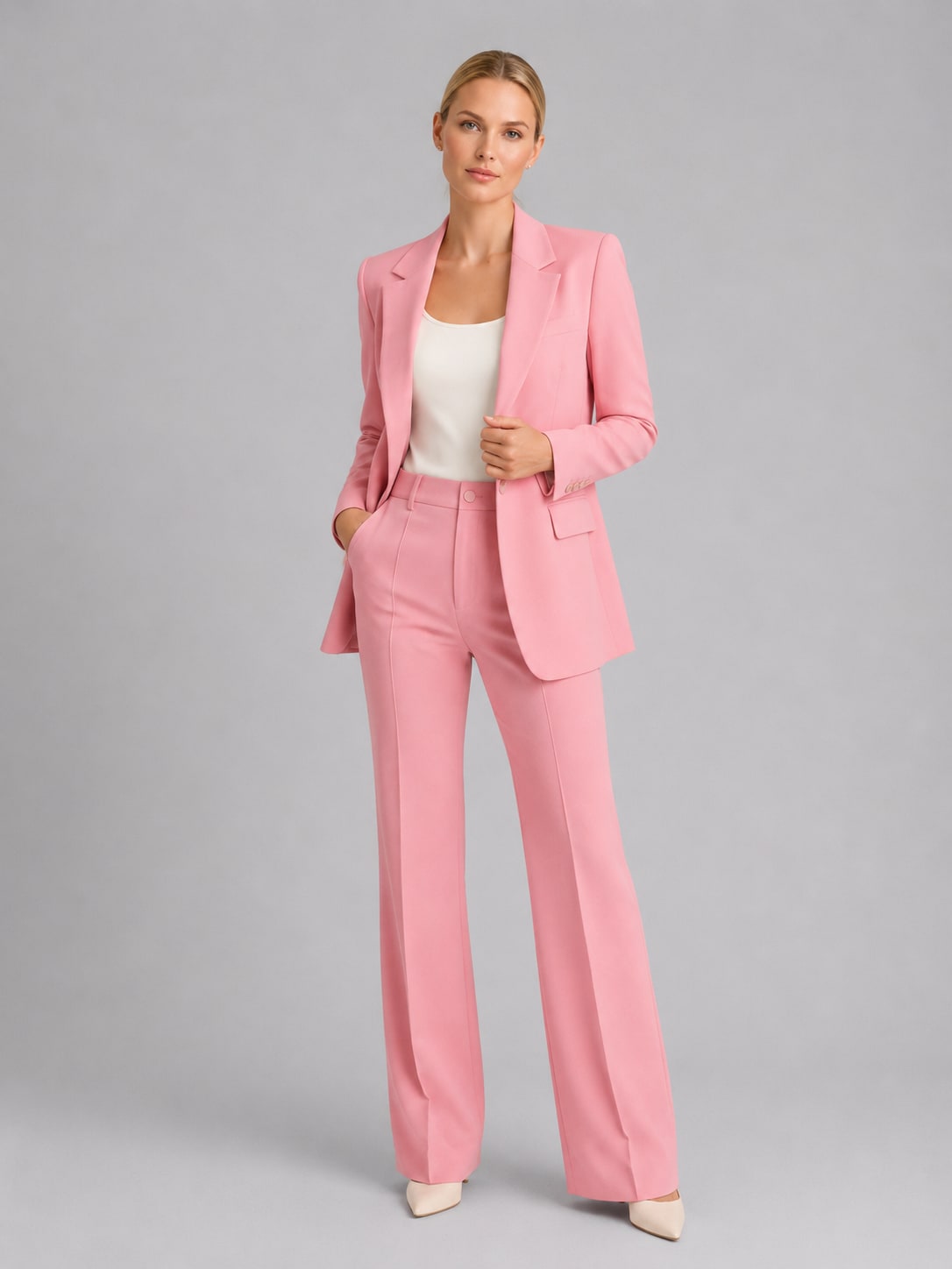 Tailored Set for Women - Pink
