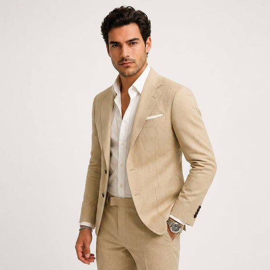 Tailored Suit for Men - Champagne
