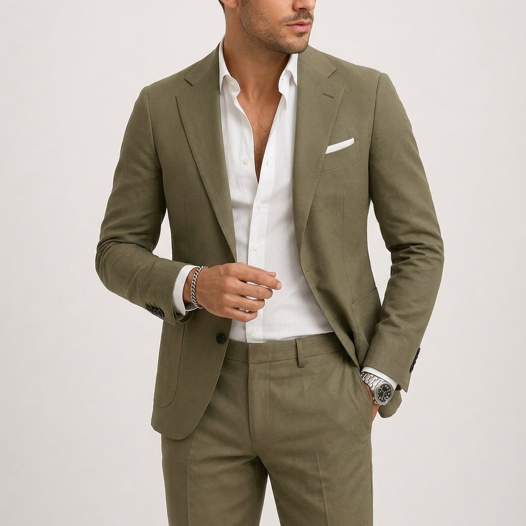 Tailored Suit for Men - Green