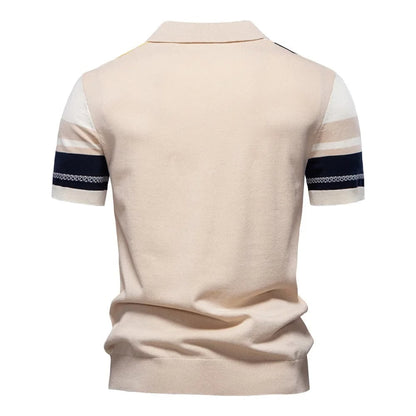 Varenna Contrast Knit Polo
