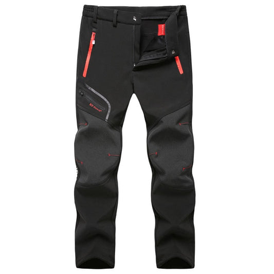 Warm and Waterproof Pants for Men - Black