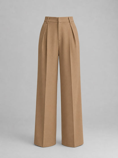 Women's High Waisted Wide Leg Trousers – Tailored Everyday Style