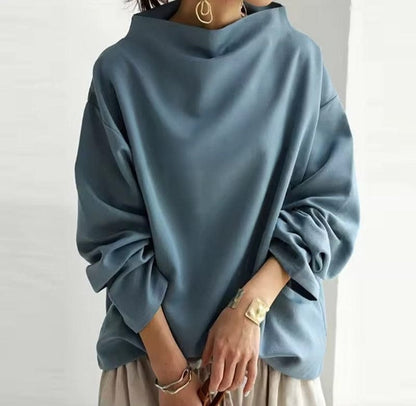 Women's Knit Pullover Top - Blue