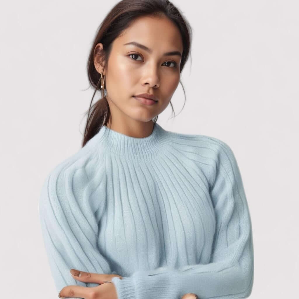 Women’s Ravello Sweater - Light blue