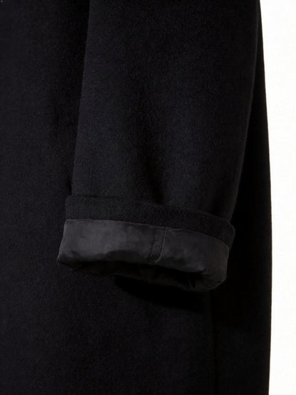 Wool-Blend Trench Coat for Men