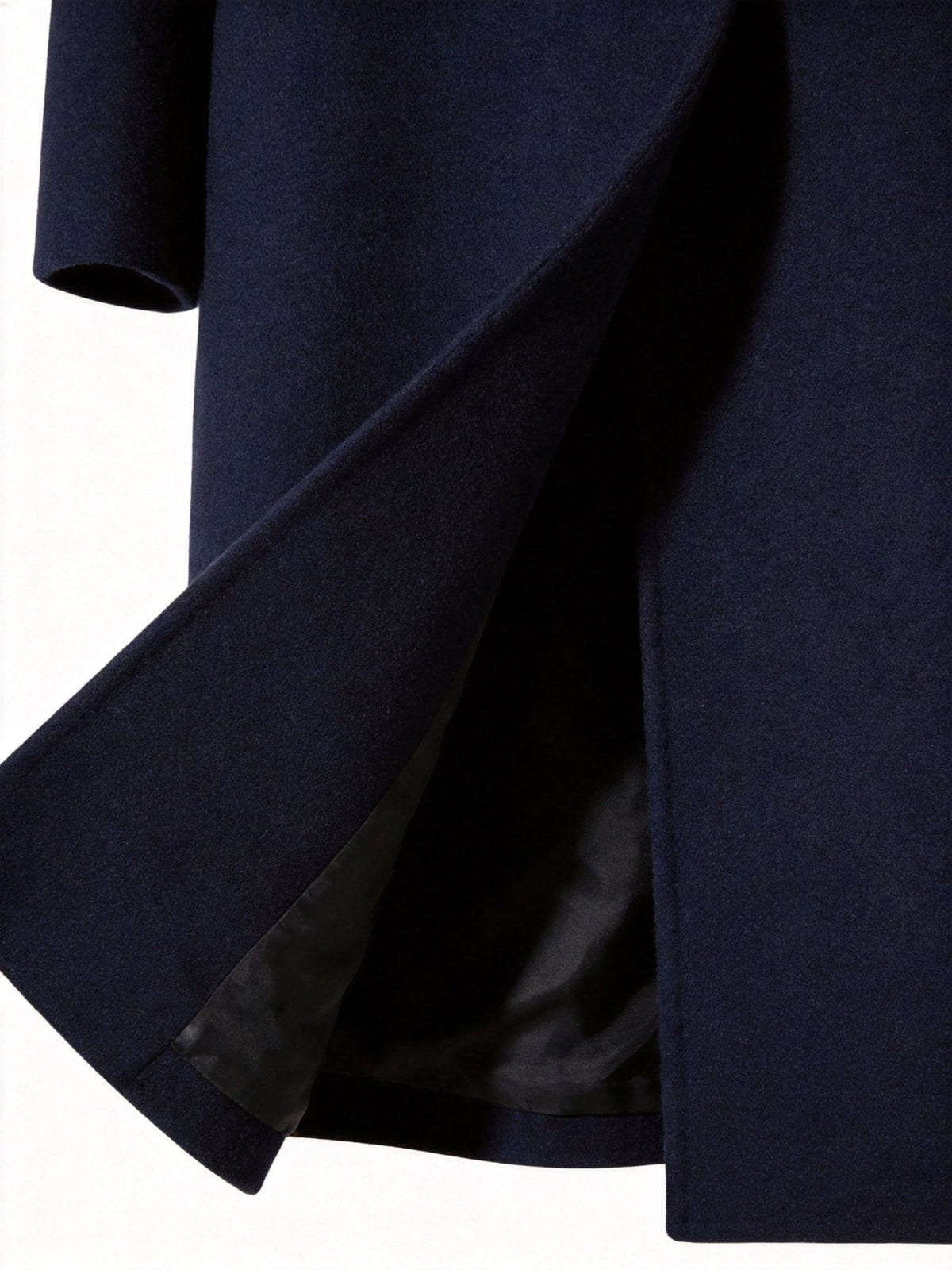 Wool-Blend Trench Coat for Men