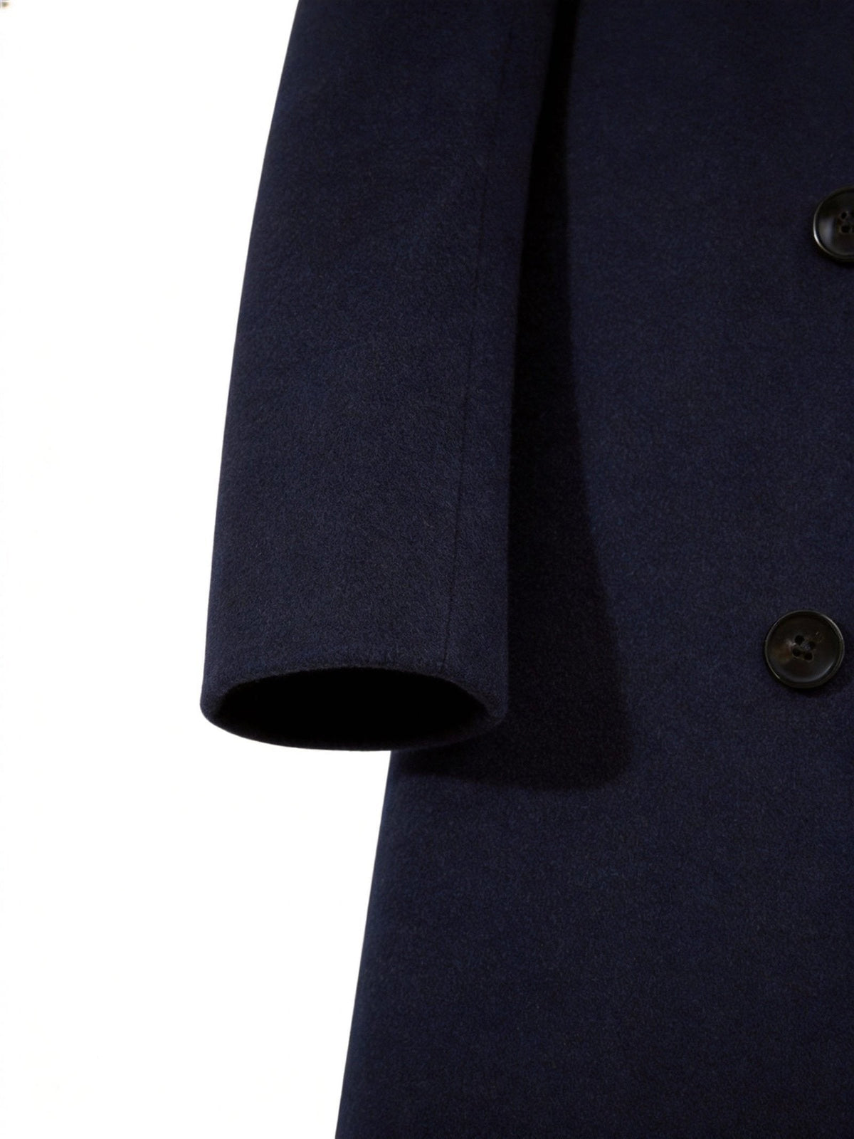 Wool-Blend Trench Coat for Men