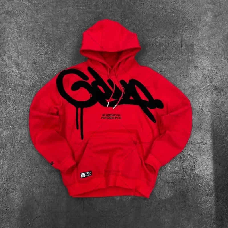 Y2K Harajuku Oversized Letter Hoodie for Men