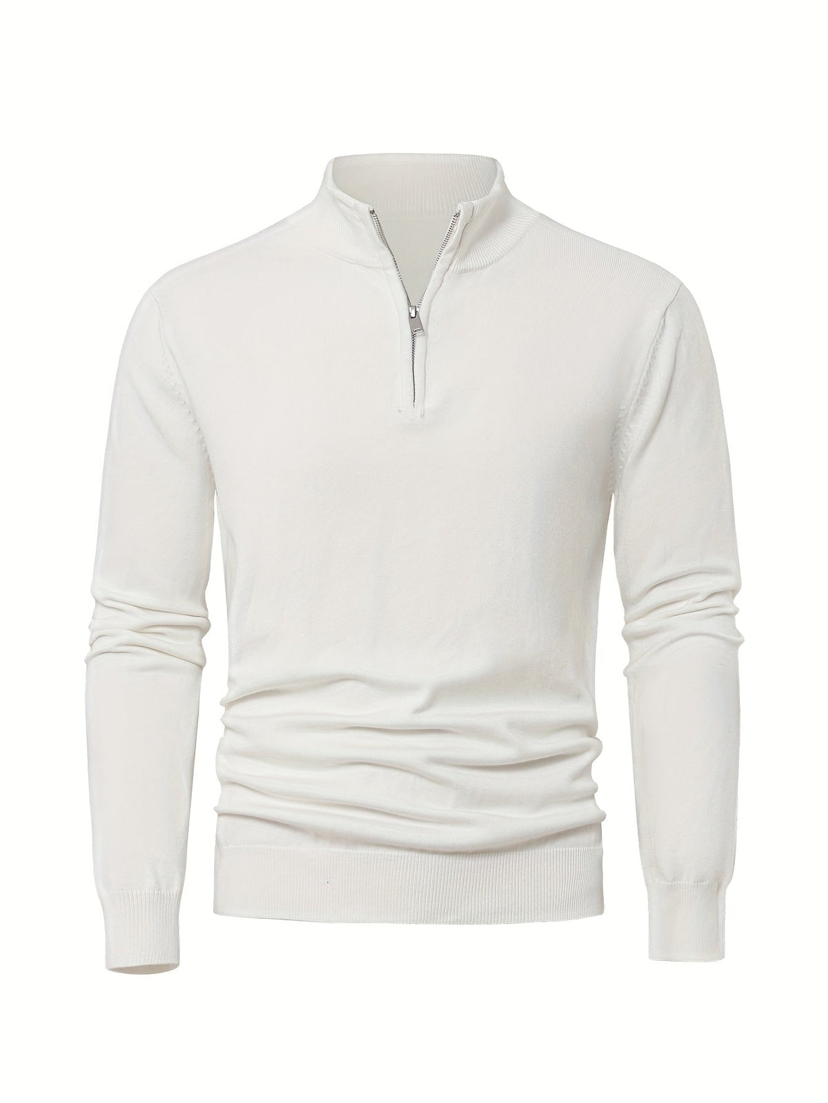 Zip-Up Longline Heritage Sweater