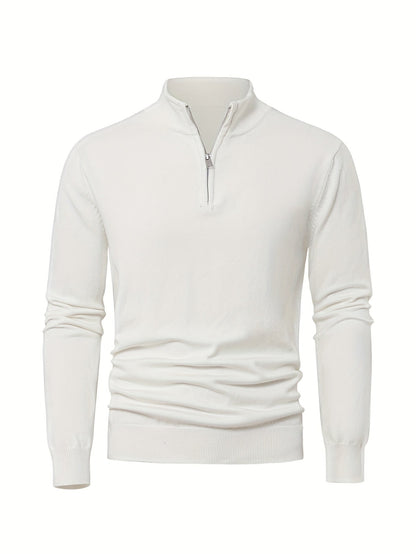 Zip-Up Longline Heritage Sweater