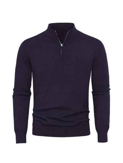 Zip-Up Longline Heritage Sweater