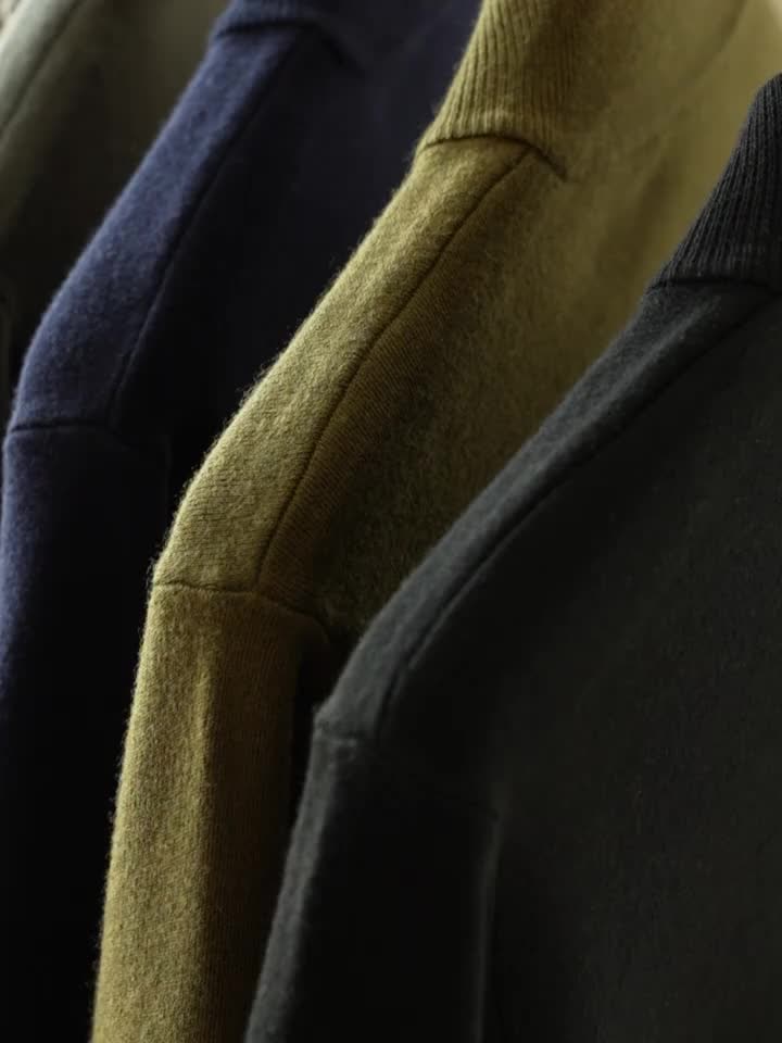 Zip-Up Longline Heritage Sweater