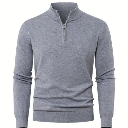 Zip-Up Longline Heritage Sweater