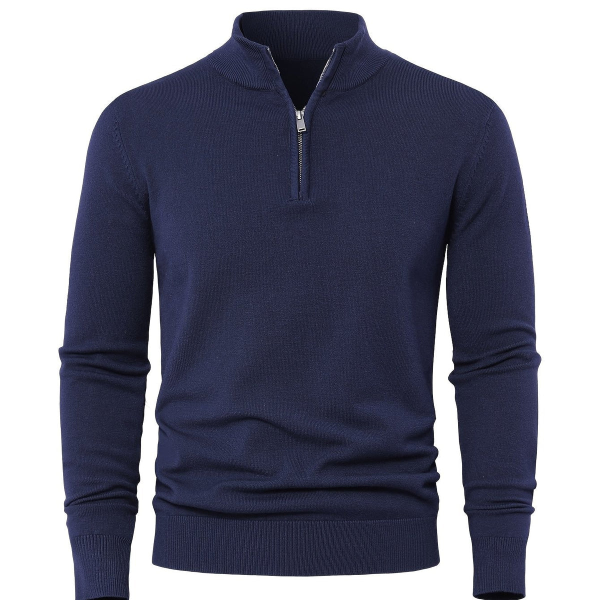 Zip-Up Longline Heritage Sweater