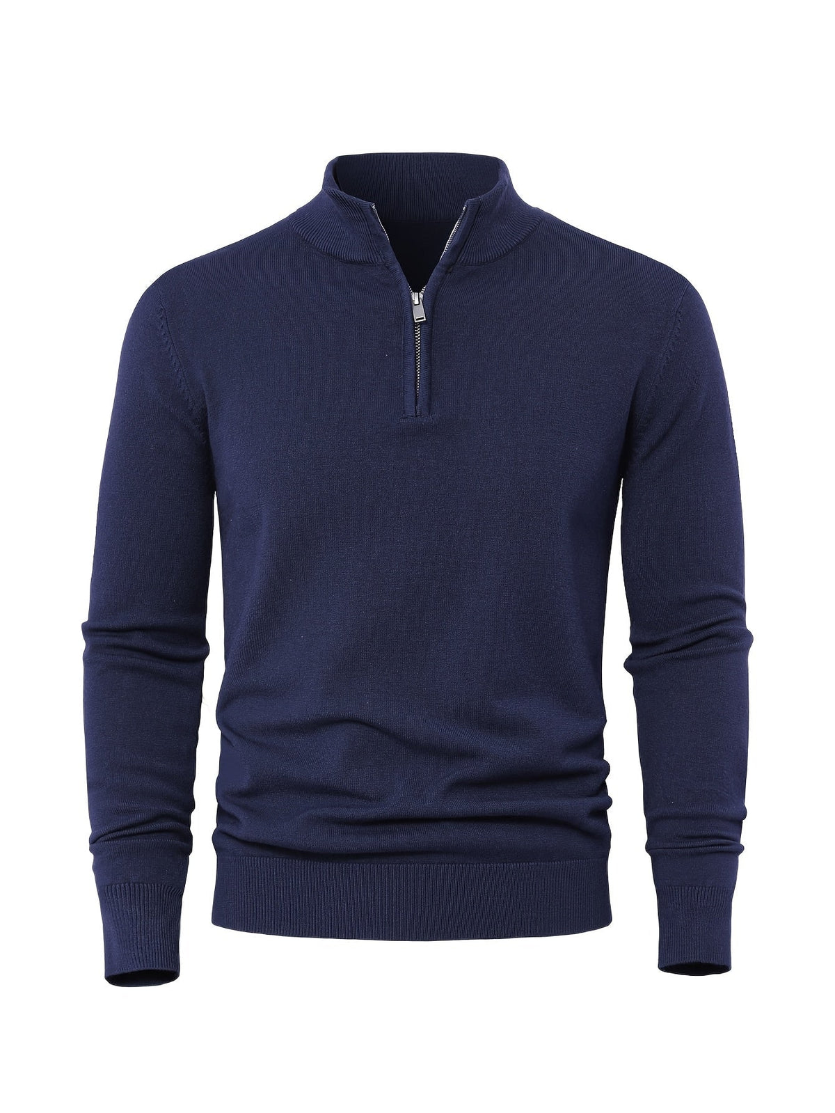 Zip-Up Longline Heritage Sweater