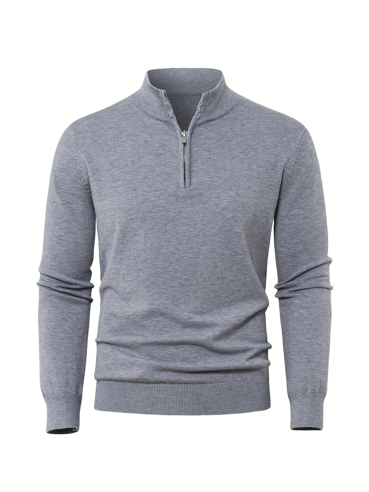 Zip-Up Longline Heritage Sweater